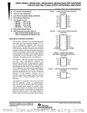 LMV358QPWRQ1 datasheet pdf Texas Instruments