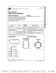 54F157AFMQB datasheet pdf National Semiconductor