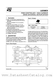 L6258EX datasheet pdf ST Microelectronics