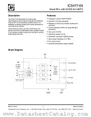 ICS477-05 datasheet pdf Texas Instruments