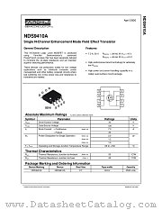 NDS9410A_NL datasheet pdf Fairchild Semiconductor