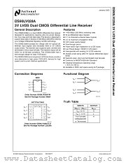 DS90LV028ATMX datasheet pdf National Semiconductor