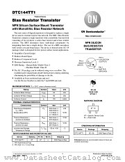 DTC144T datasheet pdf ON Semiconductor