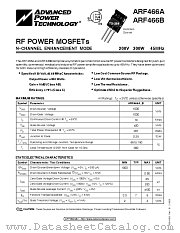 ARF466B datasheet pdf Advanced Power Technology