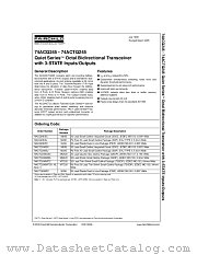 74ACTQ245SJX datasheet pdf Fairchild Semiconductor