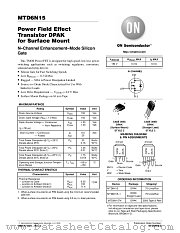 MTD6N15 datasheet pdf ON Semiconductor