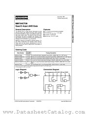 MM74HCT08M datasheet pdf Fairchild Semiconductor