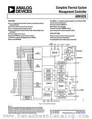 ADM1026JSTZ-REEL datasheet pdf Analog Devices