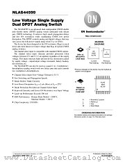 NLAS44599 datasheet pdf ON Semiconductor