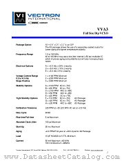 VVA3 datasheet pdf Vectron