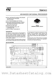 TDA7411TR datasheet pdf ST Microelectronics
