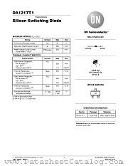 DA121TT1 datasheet pdf ON Semiconductor