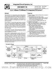 ICS1893Y-10 datasheet pdf Texas Instruments