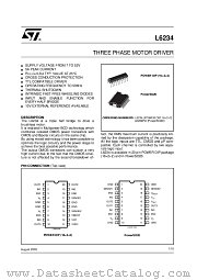 L6234PD013TR datasheet pdf ST Microelectronics