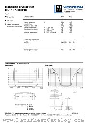 MQF10.7-3000/18 datasheet pdf Vectron
