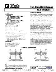 ADUM1301CRWZ-RL datasheet pdf Analog Devices