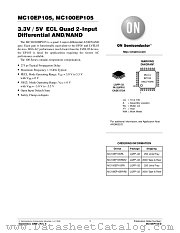 MC100EP105FA datasheet pdf ON Semiconductor