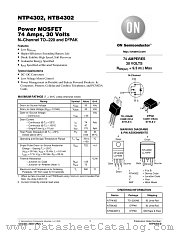 NTB4302T4 datasheet pdf ON Semiconductor