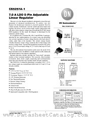CS5257A-1 datasheet pdf ON Semiconductor