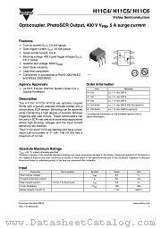 H11C4-X006 datasheet pdf Vishay