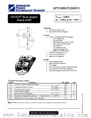 APT100GT120JU3 datasheet pdf Advanced Power Technology