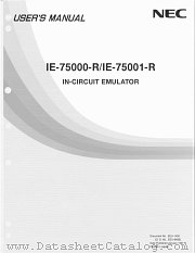IE-75000-R datasheet pdf NEC