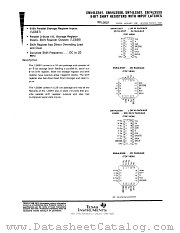 SN74LS597NSR datasheet pdf Texas Instruments