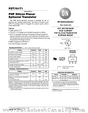 PZT751 datasheet pdf ON Semiconductor