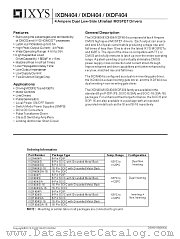 IXDN404SIA datasheet pdf IXYS