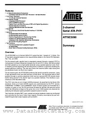 AT78C5090 datasheet pdf Atmel