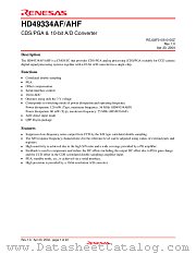 HD49334AF datasheet pdf Renesas