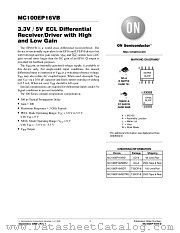 MC100EP16VB datasheet pdf ON Semiconductor