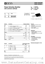 DSSK80-0030B datasheet pdf IXYS