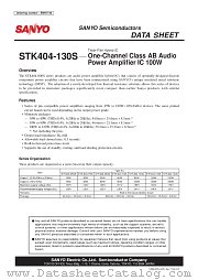 STK404-130S datasheet pdf SANYO