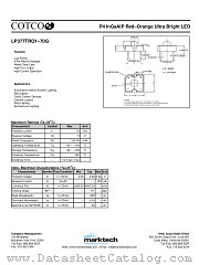 LP377TRO1-70G datasheet pdf Marktech Optoelectronics