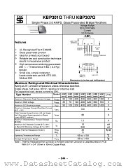 KBP305G datasheet pdf Taiwan Semiconductor