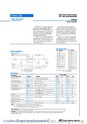 PT7772A datasheet pdf Texas Instruments