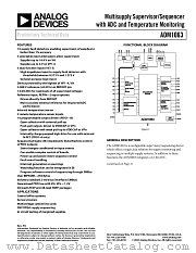 ADM1063ASU datasheet pdf Analog Devices