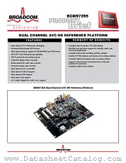 BCM97395 datasheet pdf Broadcom
