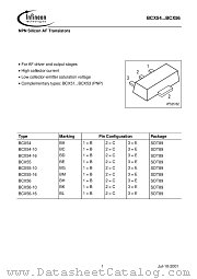 BCX 55-10 E6327 datasheet pdf Infineon