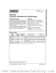 NC7SZ125M5X datasheet pdf Fairchild Semiconductor