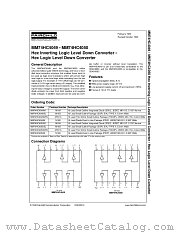 MM74HC4050MX datasheet pdf Fairchild Semiconductor