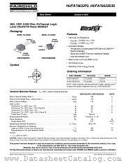 HUFA76633S3ST datasheet pdf Fairchild Semiconductor