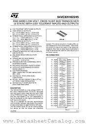 RHRXH162245K02Q datasheet pdf ST Microelectronics