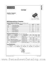 FJV1845EMTF datasheet pdf Fairchild Semiconductor