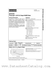 NC7SV00P5X datasheet pdf Fairchild Semiconductor