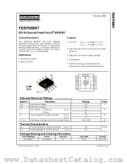 FDS7088N7 datasheet pdf Fairchild Semiconductor