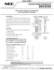 2SC4336 datasheet pdf NEC