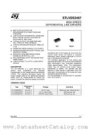 STLVDS3487B datasheet pdf ST Microelectronics
