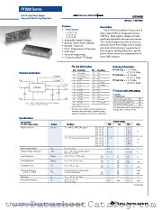 PT6933A datasheet pdf Texas Instruments